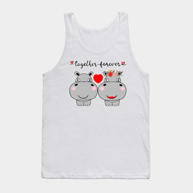 Together Forever! Tank Top by IdinDesignShop